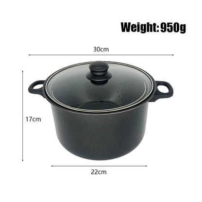 Cooking Pot with Built-In Strainer Water Filter Non-stick Pot Drain Basket Multifunctional Stainless Steel Cooking Pot Dropship - Free Shipping - aurelia-clothing-8955