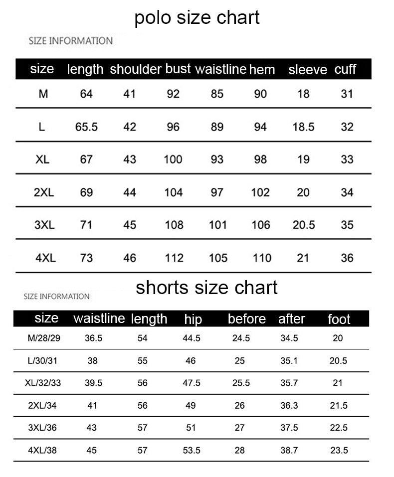 Cotton Mens Sets Summer Button Polo Shirts Sets Turn Down Mens Shorts 4XL Men Clothes 2 Piece Set Elastic Waist Shorts - Free Shipping - aurelia-clothing-8955