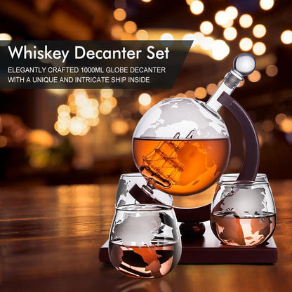 Creative Globe Decanter Set - Free Shipping - aurelia-clothing-8955