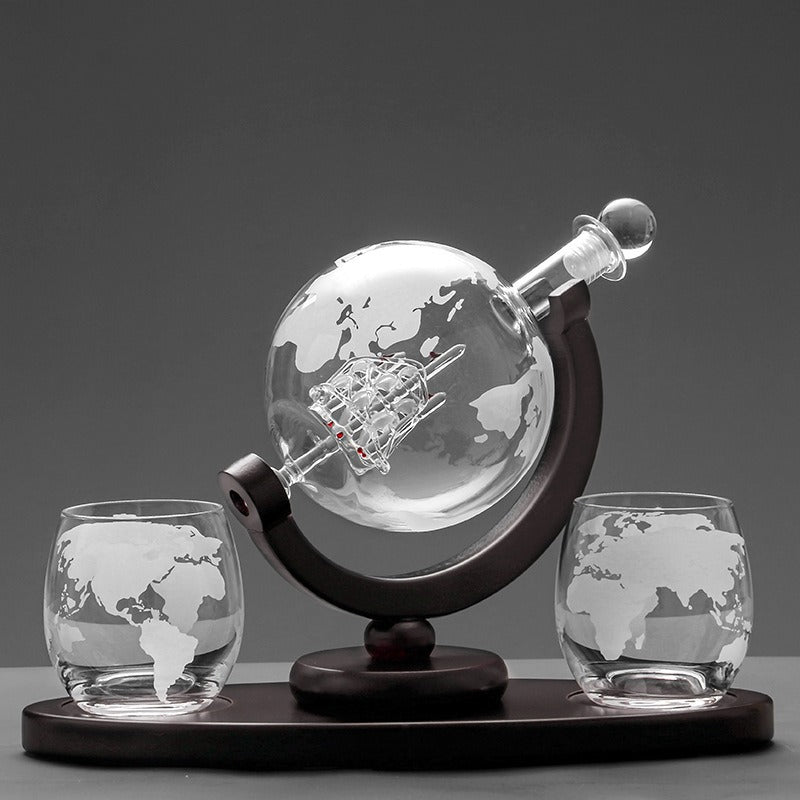 Creative Globe Decanter Set - Free Shipping - aurelia-clothing-8955