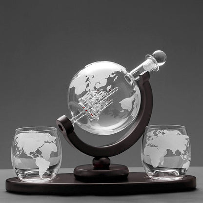 Creative Globe Decanter Set - Free Shipping - aurelia-clothing-8955