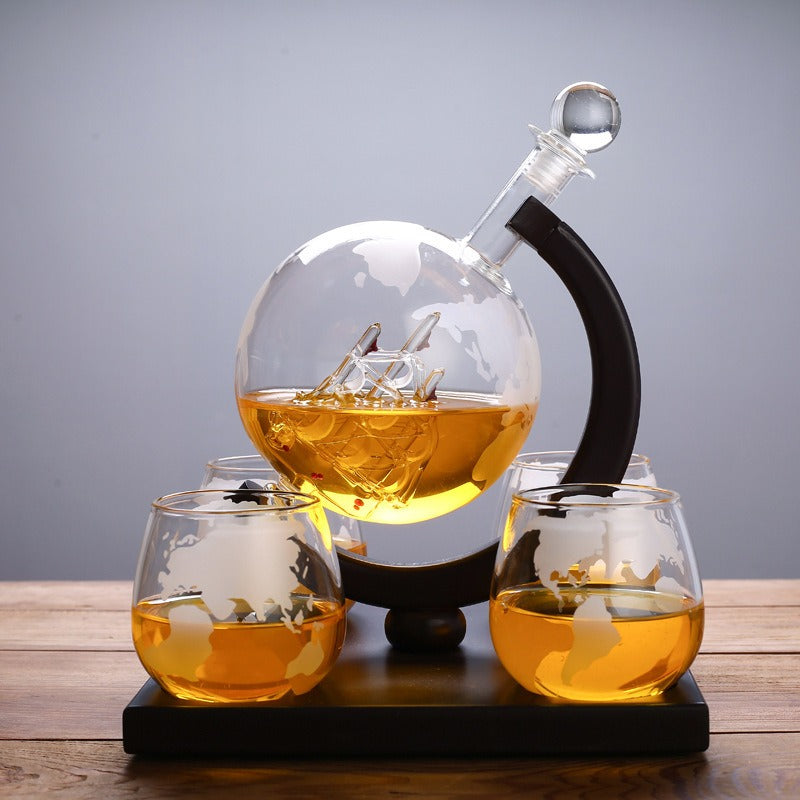 Creative Globe Decanter Set - Free Shipping - aurelia-clothing-8955