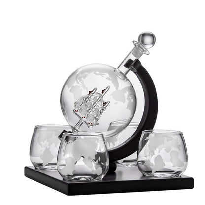 Creative Globe Decanter Set - Free Shipping - aurelia-clothing-8955