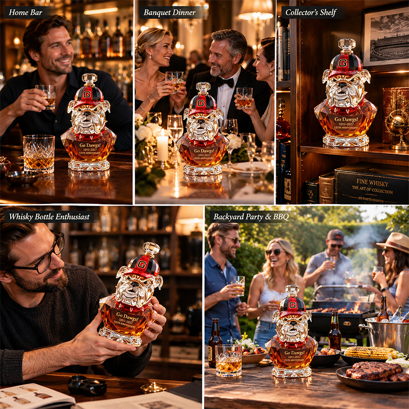 Creative Sculpture Glass Liquor Bottle –Free Shipping - aurelia-clothing-8955