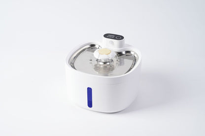 Cross border new pet intelligent water dispenser food grade stainless steel wireless range flowing water dispenser for cats - Free Shipping - aurelia-clothing-8955