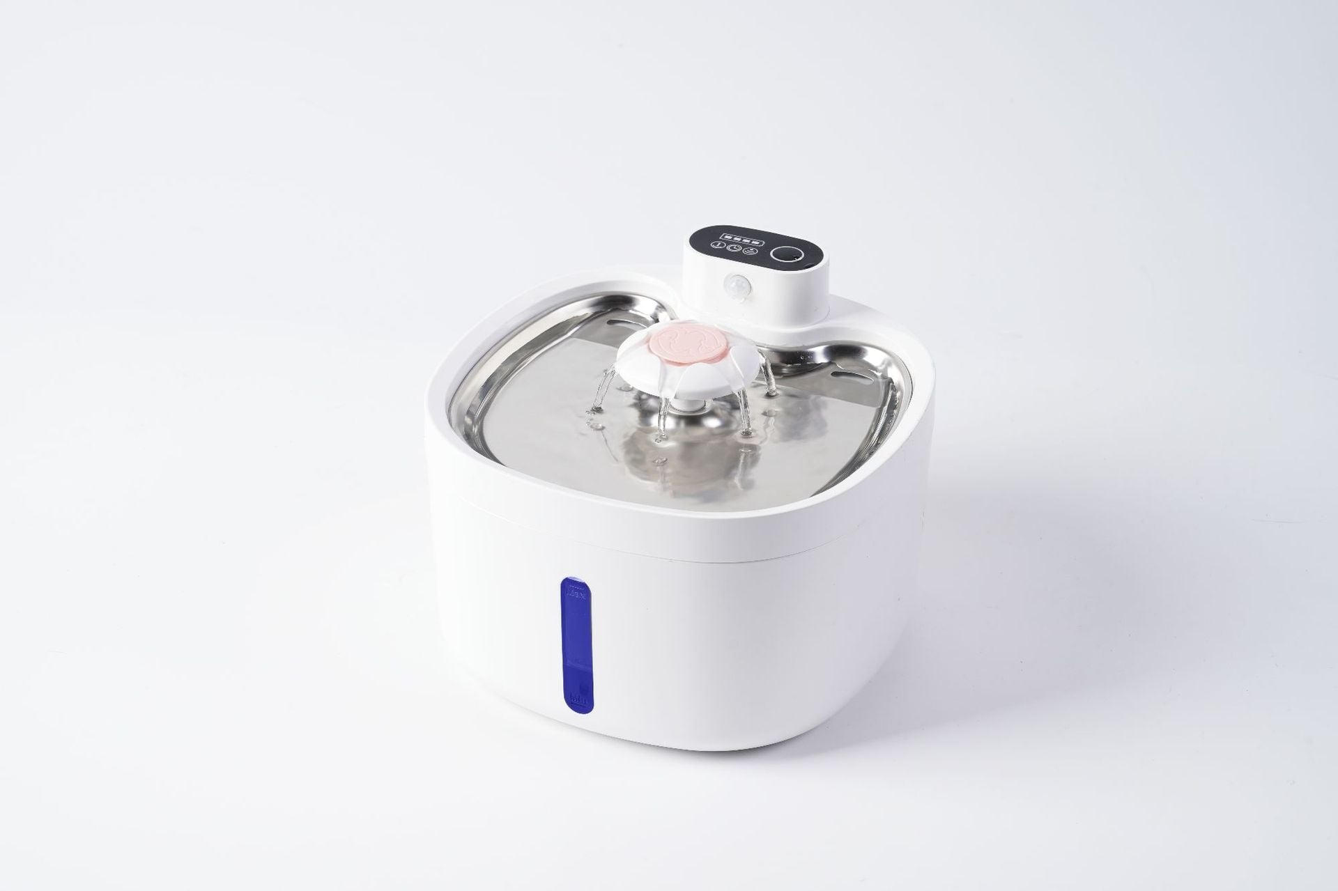 Cross border new pet intelligent water dispenser food grade stainless steel wireless range flowing water dispenser for cats - Free Shipping - aurelia-clothing-8955