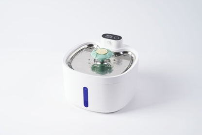 Cross border new pet intelligent water dispenser food grade stainless steel wireless range flowing water dispenser for cats - Free Shipping - aurelia-clothing-8955