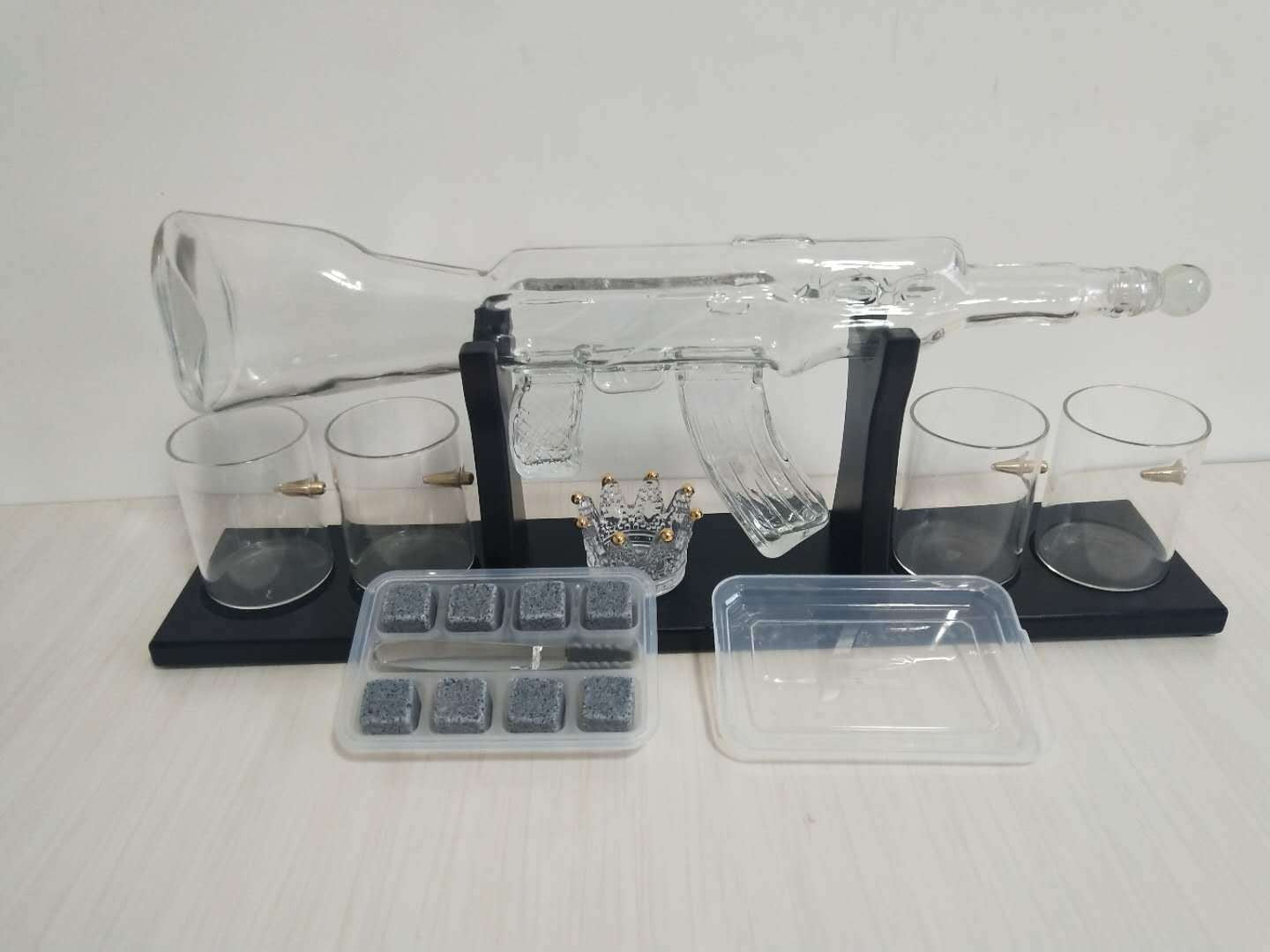 Crystal Glass AK47 Rifle Decanter-Free Shipping - aurelia-clothing-8955