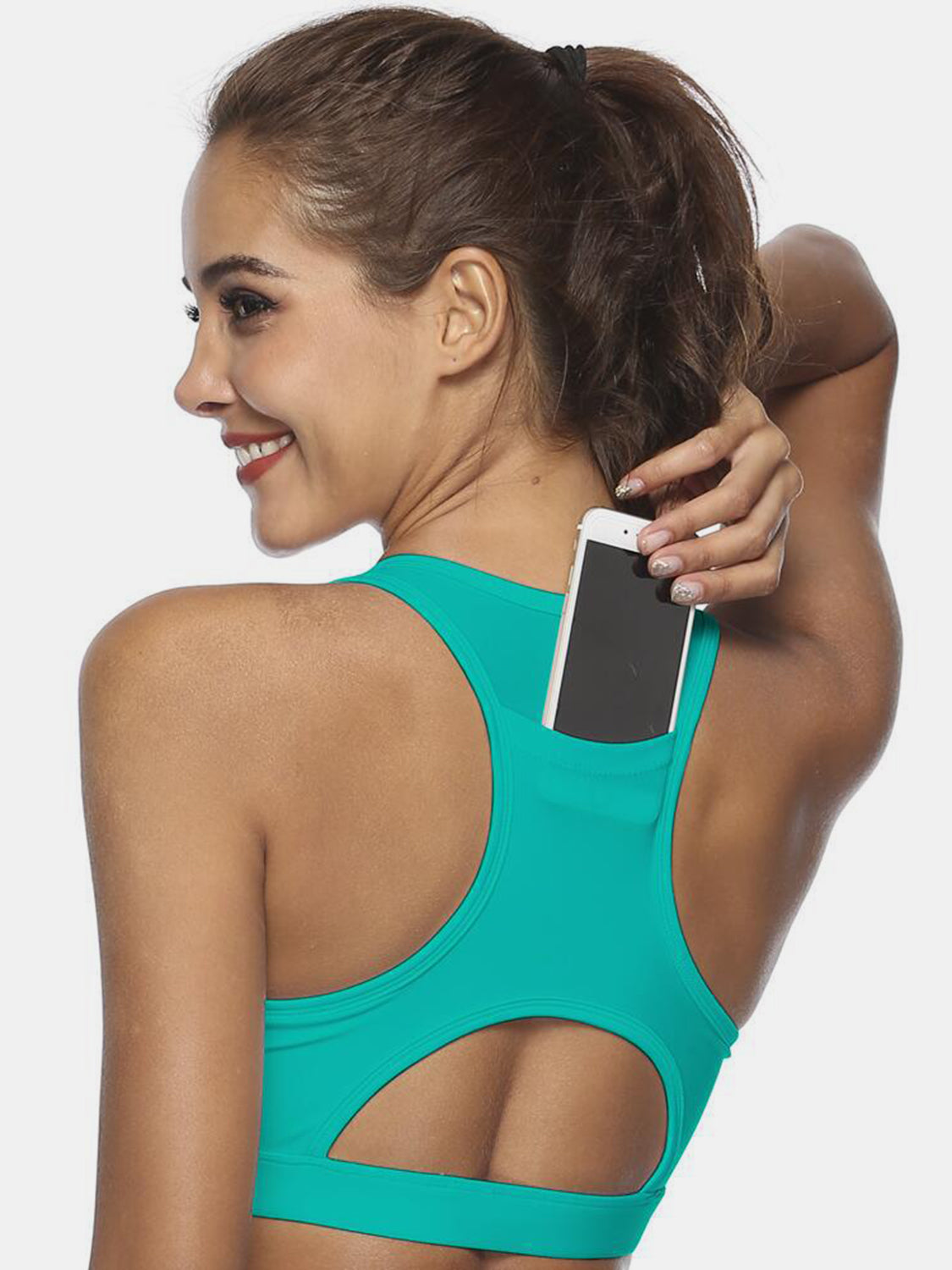 Cutout Scoop Neck Active Tank - Free Shipping - aurelia-clothing-8955