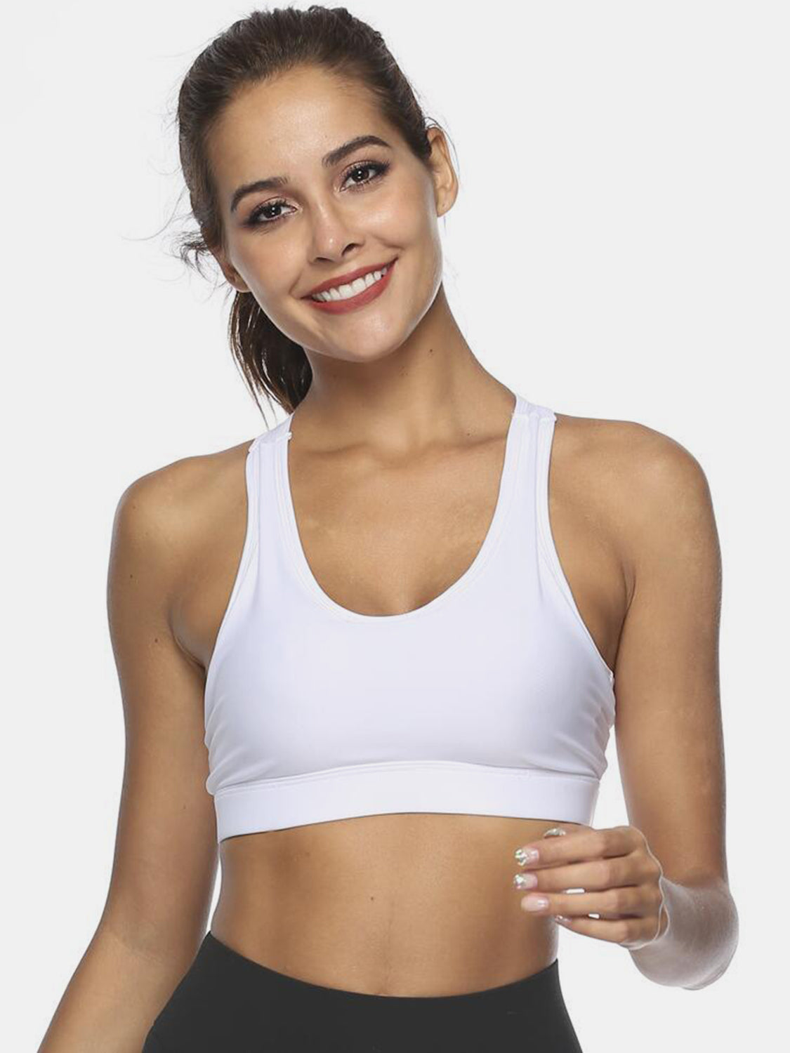 Cutout Scoop Neck Active Tank - Free Shipping - aurelia-clothing-8955