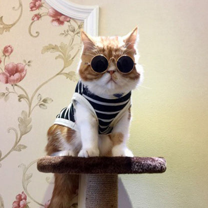 1pc Lovely Pet Cat Glasses-Free Shipping