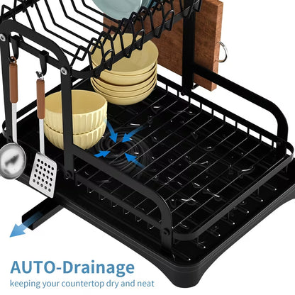 2-Tier Dish Drying Rack – Free Shipping