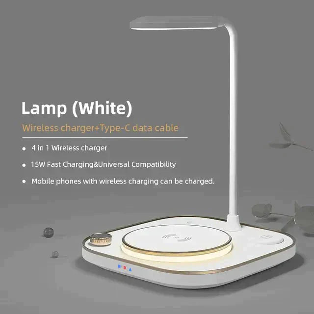 Desk Lamp 4 in 1 Fast Charger - aurelia-clothing-8955