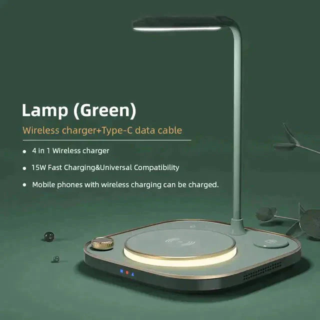 Desk Lamp 4 in 1 Fast Charger - aurelia-clothing-8955