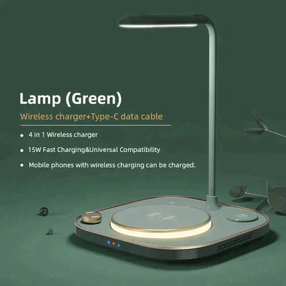 Desk Lamp 4 in 1 Fast Charger - aurelia-clothing-8955