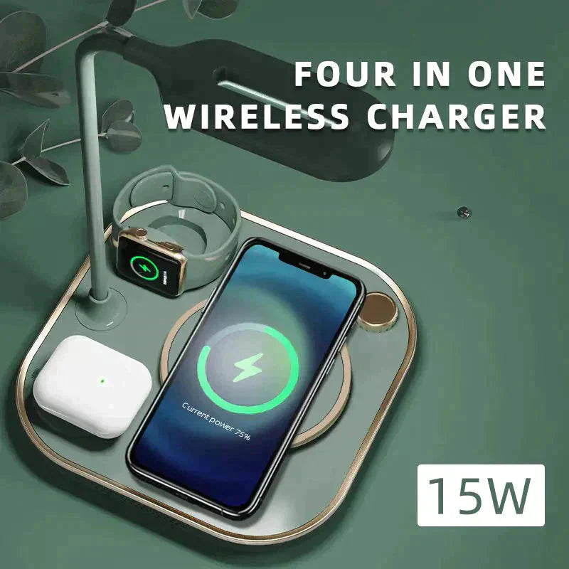 Desk Lamp 4 in 1 Fast Charger - aurelia-clothing-8955