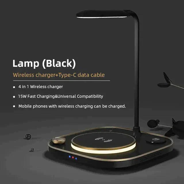 Desk Lamp 4 in 1 Fast Charger - aurelia-clothing-8955