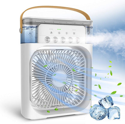 Desktop Electric Fan Air Cooler Water Cooling Spray Fan Portable Air Conditioner USB Humidification Fan Mini Air Humidifier - Free Shipping - aurelia-clothing-8955