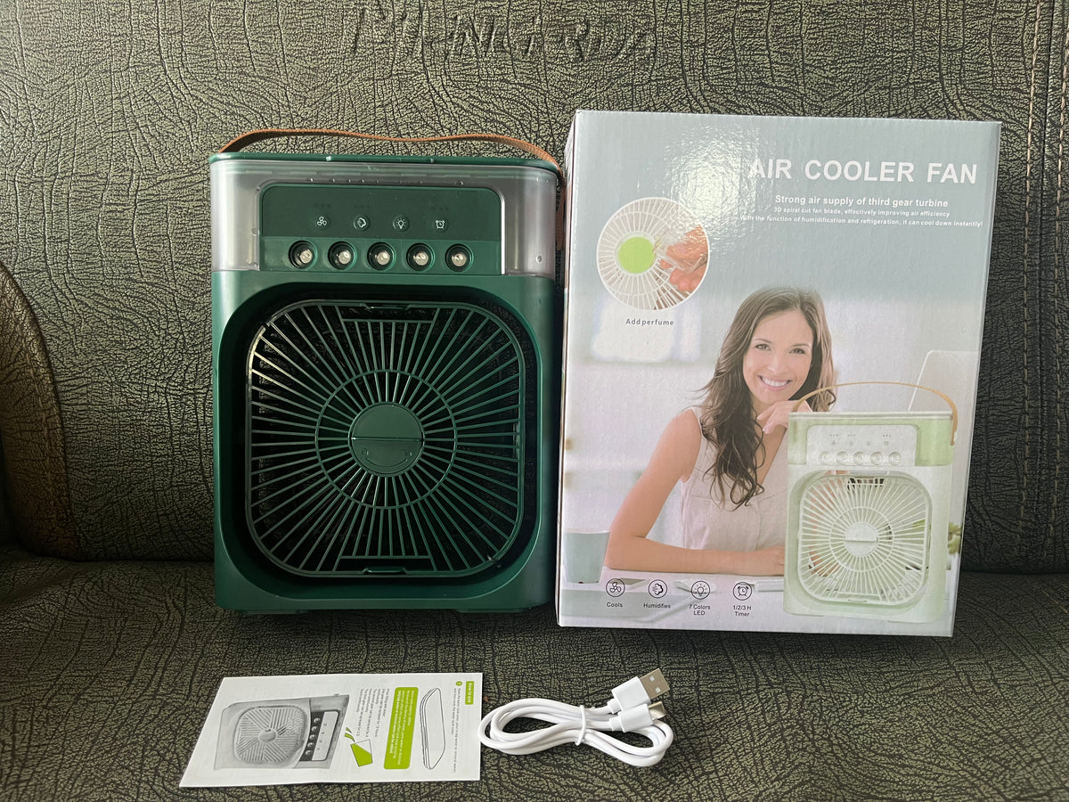 Desktop Electric Fan Air Cooler Water Cooling Spray Fan Portable Air Conditioner USB Humidification Fan Mini Air Humidifier - Free Shipping - aurelia-clothing-8955
