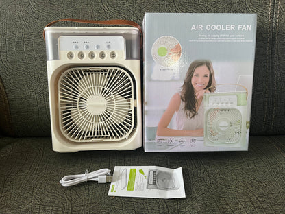 Desktop Electric Fan Air Cooler Water Cooling Spray Fan Portable Air Conditioner USB Humidification Fan Mini Air Humidifier - Free Shipping - aurelia-clothing-8955