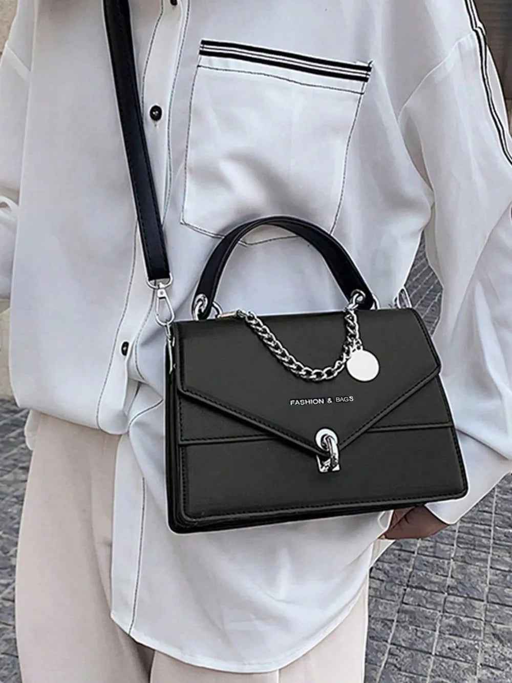 Detachable Shoulder Strap Handbag-Free Shipping - aurelia-clothing-8955