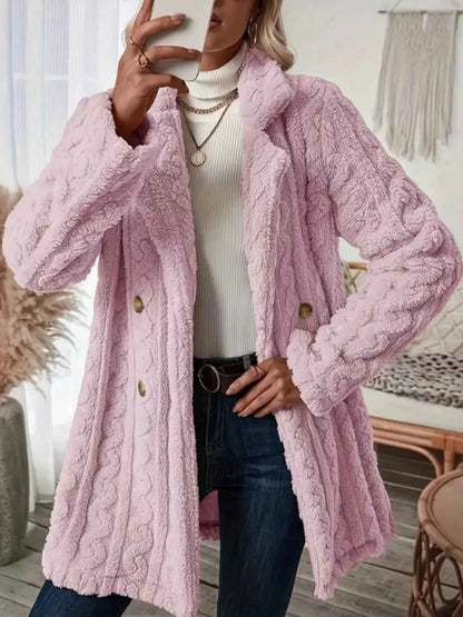 Double-Breasted Outerwear-Free Shipping - aurelia-clothing-8955