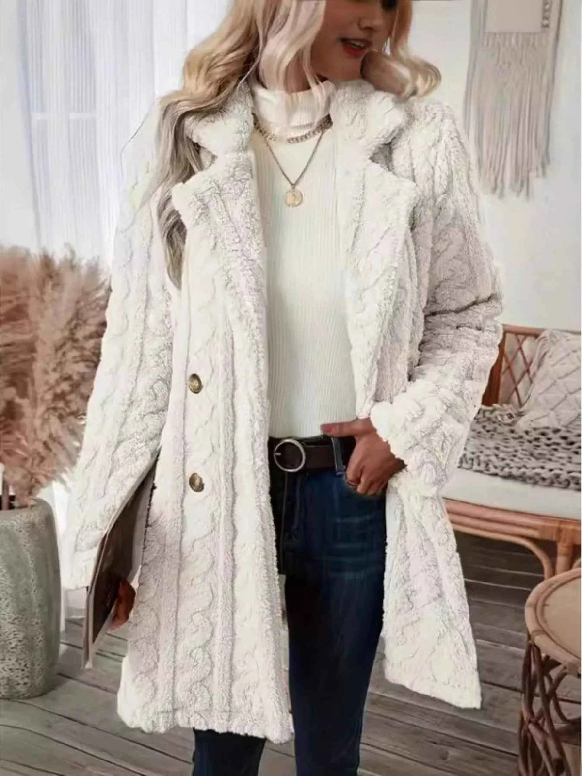 Double-Breasted Outerwear-Free Shipping - aurelia-clothing-8955