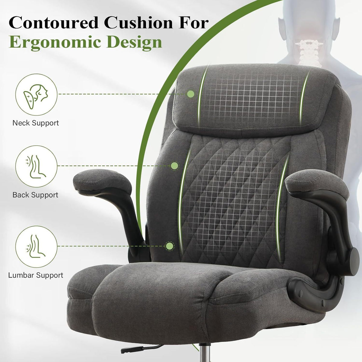 Drafting Chair Tall Office Chair for Standing Desk-Free Shipping - aurelia-clothing-8955