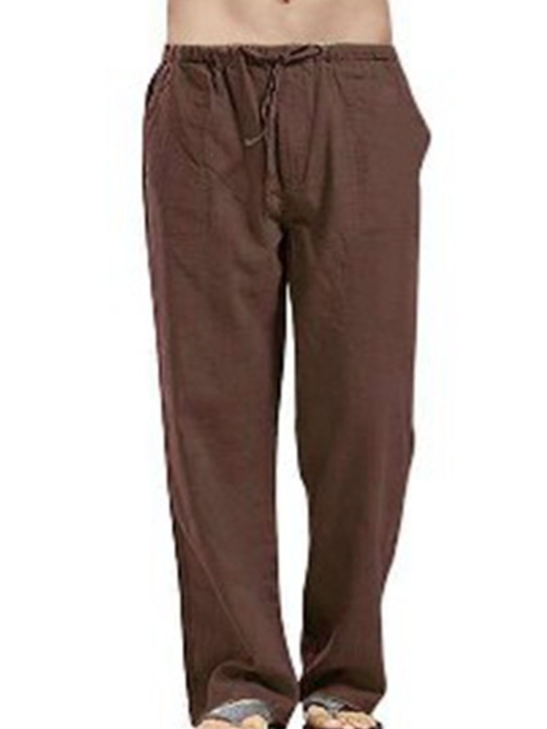 Drawsting Straight Leg Pants Plus Size-Free Shipping - aurelia-clothing-8955