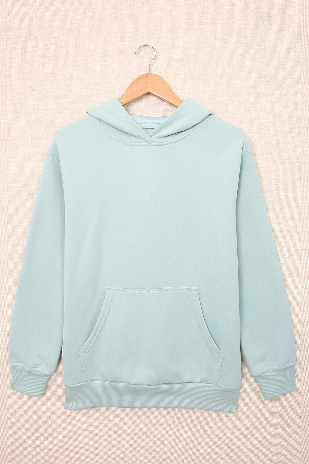 Dropped Shoulder Kangaroo Pocket Hoodie - Free Shipping - aurelia-clothing-8955