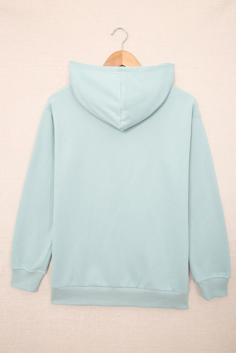 Dropped Shoulder Kangaroo Pocket Hoodie - Free Shipping - aurelia-clothing-8955