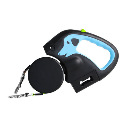 Dual  Double Dog Leash, 360° Retractable Roulette-Free Shipping - aurelia-clothing-8955
