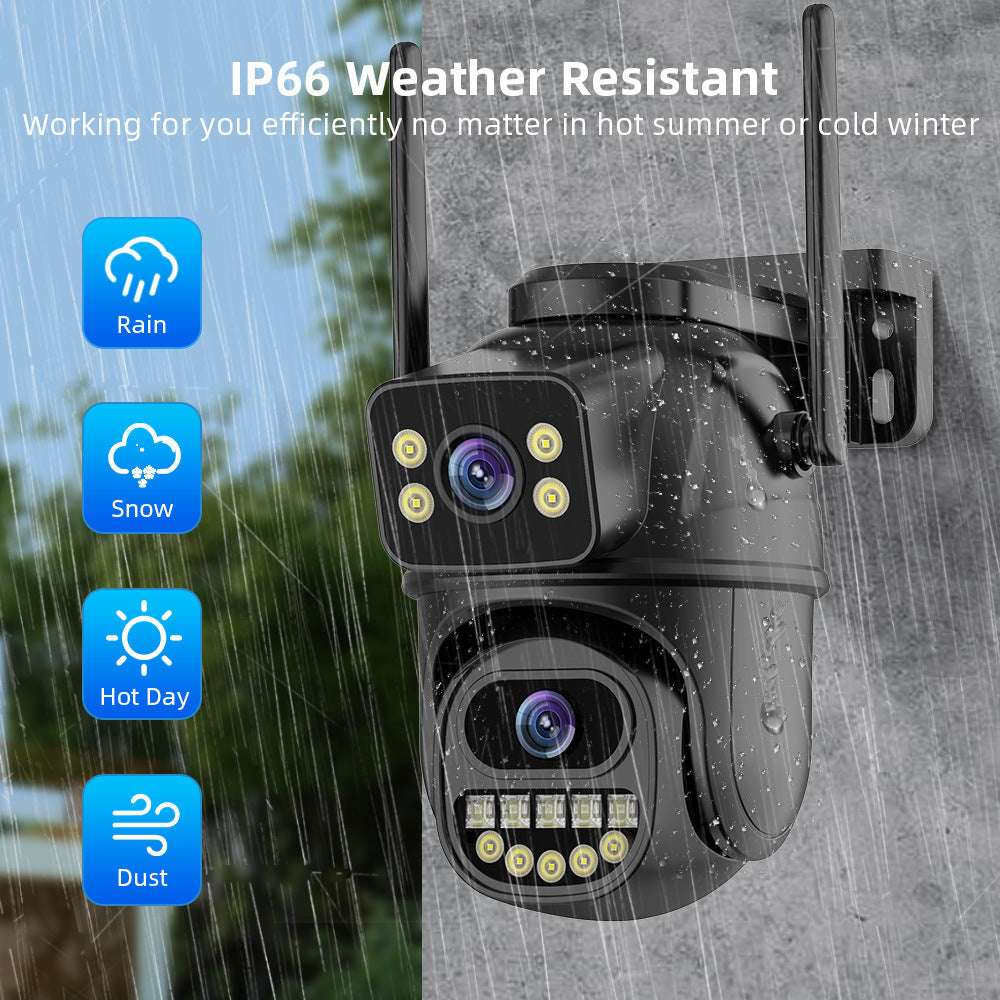 Dual screen wireless 360 degree mobile remote outdoor WiFi camera monitoring - Free Shipping - aurelia-clothing-8955