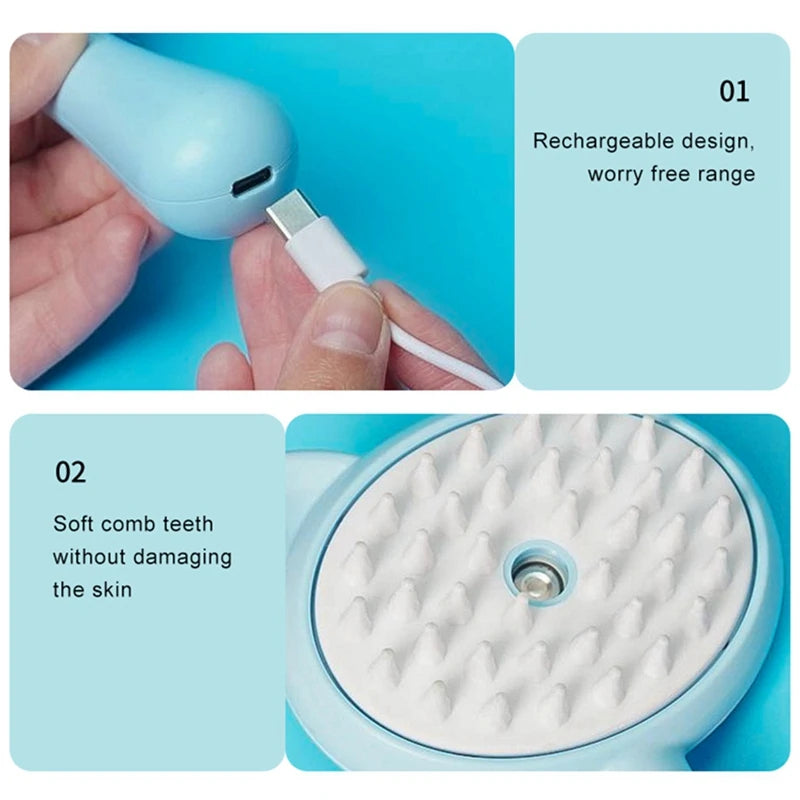 Cats Steamy Brush Pet Dog Brush-Free Shipping