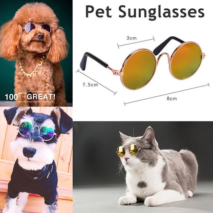 1pc Lovely Pet Cat Glasses-Free Shipping