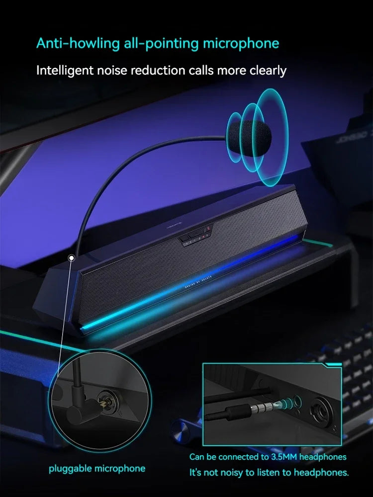 Edifier G1500bar Gaming Loudspeaker Box Desktop Home Laptop Wired Bluetooth Music Movie Games Three Sound Modes Loudspeaker Box - Free Shipping - aurelia-clothing-8955