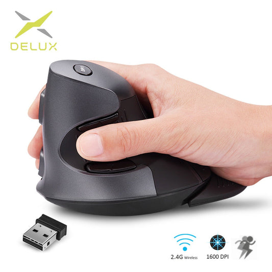 Ergonomic Vertical Wireless Mouse-Free Shipping - aurelia-clothing-8955