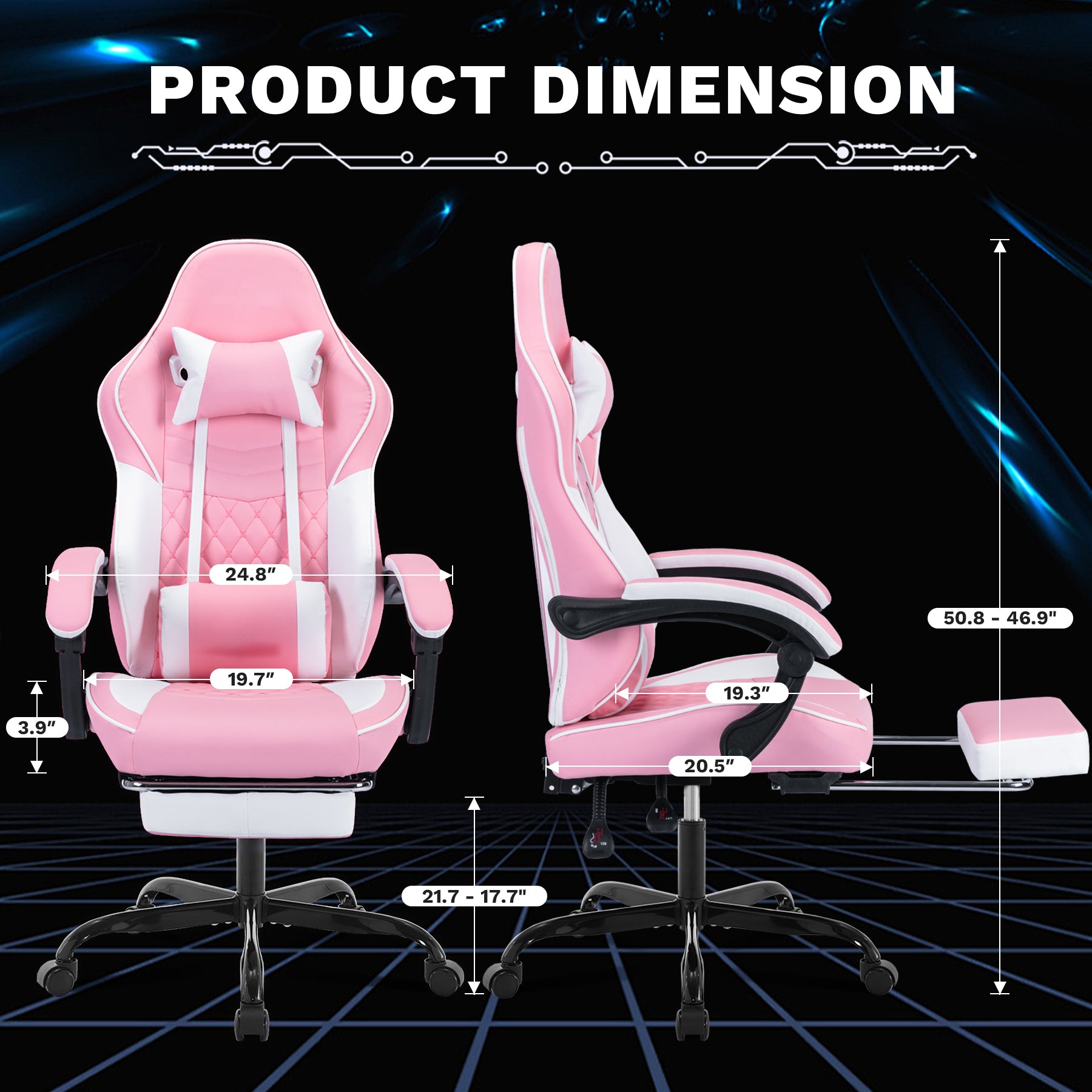 Ergonomic Video Gamer Chairs,Computer Gaming Chairs-Free Shipping - aurelia-clothing-8955