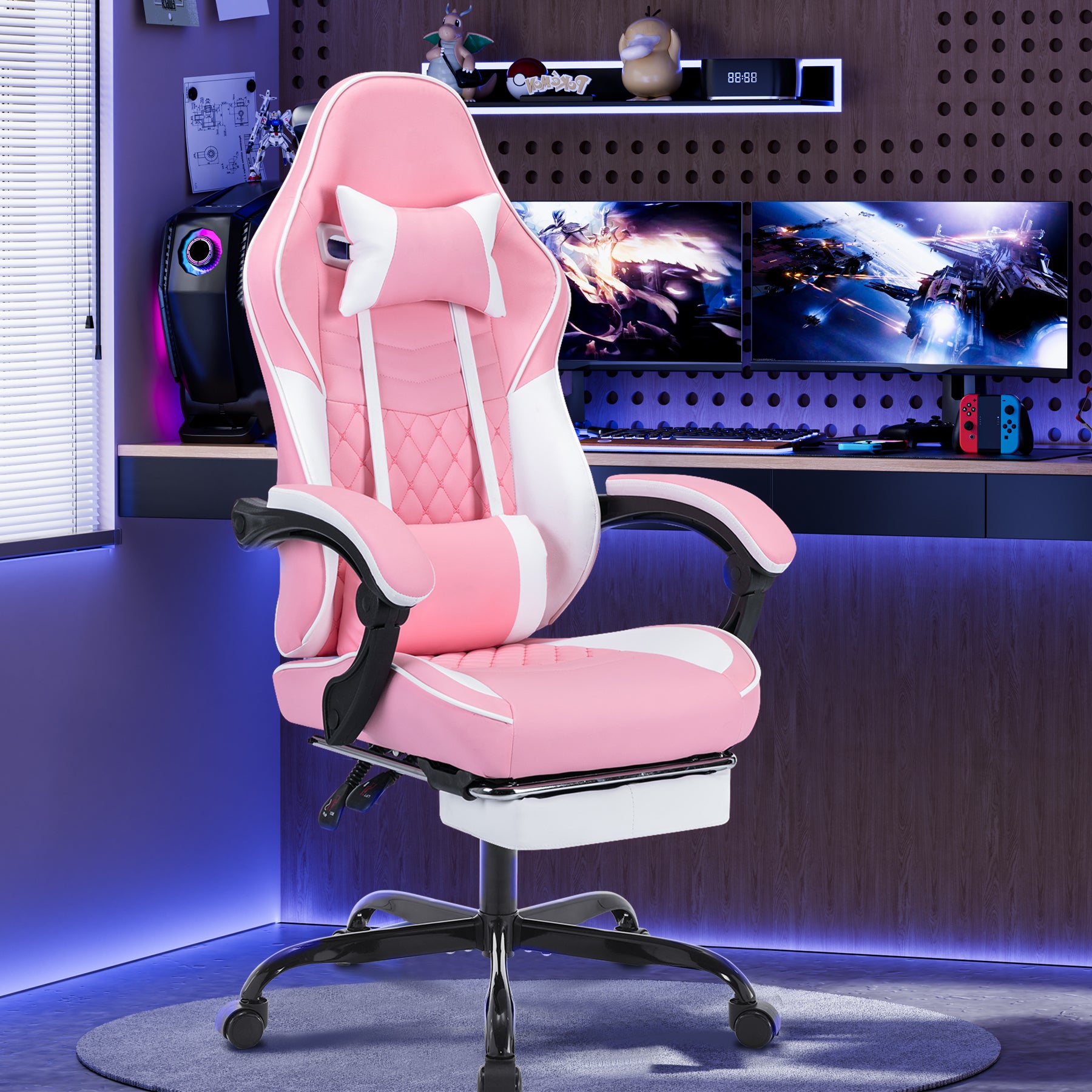 Ergonomic Video Gamer Chairs,Computer Gaming Chairs-Free Shipping - aurelia-clothing-8955