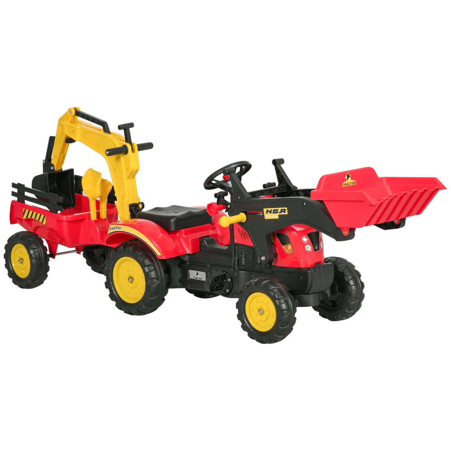 ExcavatorBulldozer, Pedal Car-Free Shipping - aurelia-clothing-8955