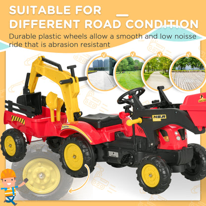 ExcavatorBulldozer, Pedal Car-Free Shipping - aurelia-clothing-8955
