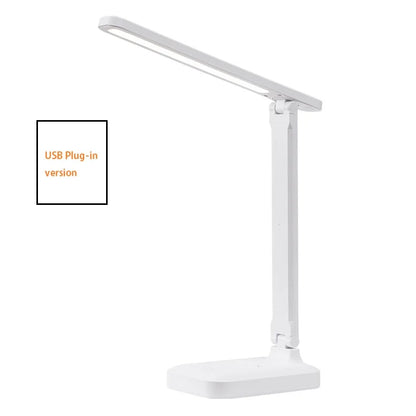 Eye protection desk lamp touch dimming color adjustment desk charging bedside LED reading desk lamp - Free Shipping - aurelia-clothing-8955