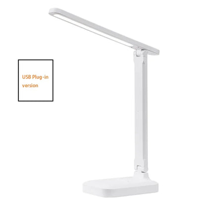 Eye protection desk lamp touch dimming color adjustment desk charging bedside LED reading desk lamp - Free Shipping - aurelia-clothing-8955