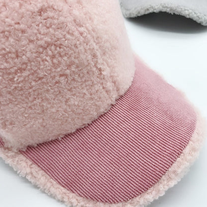 Fashion Baby Baseball Cap Newborn Velvet Hat Fashionable Kids Hats Children Accessories Winter Warm Baby Hat 2-5Y - Free Shipping - aurelia-clothing-8955