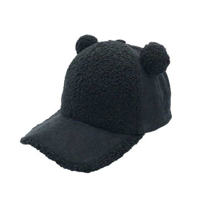 Fashion Baby Baseball Cap Newborn Velvet Hat Fashionable Kids Hats Children Accessories Winter Warm Baby Hat 2-5Y - Free Shipping - aurelia-clothing-8955