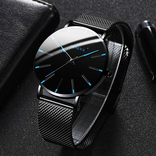 Fashion Blue-Tipped Quartz Watch - Free Shipping - aurelia-clothing-8955