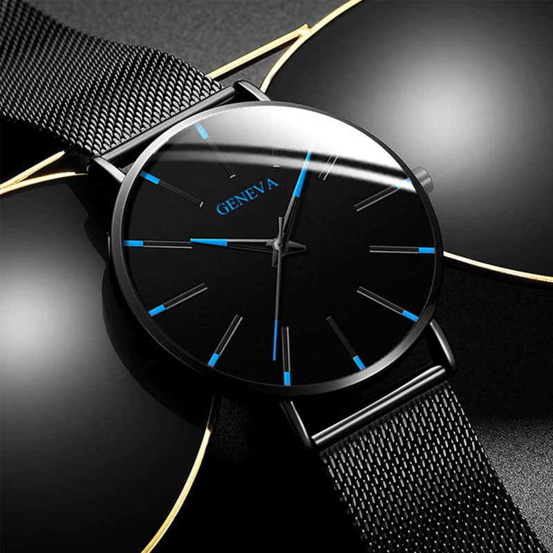Fashion Blue-Tipped Quartz Watch - Free Shipping - aurelia-clothing-8955