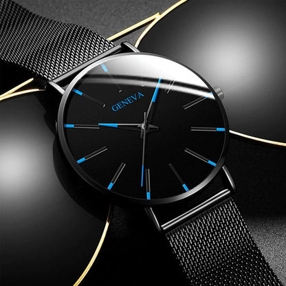 Fashion Blue-Tipped Quartz Watch - Free Shipping - aurelia-clothing-8955