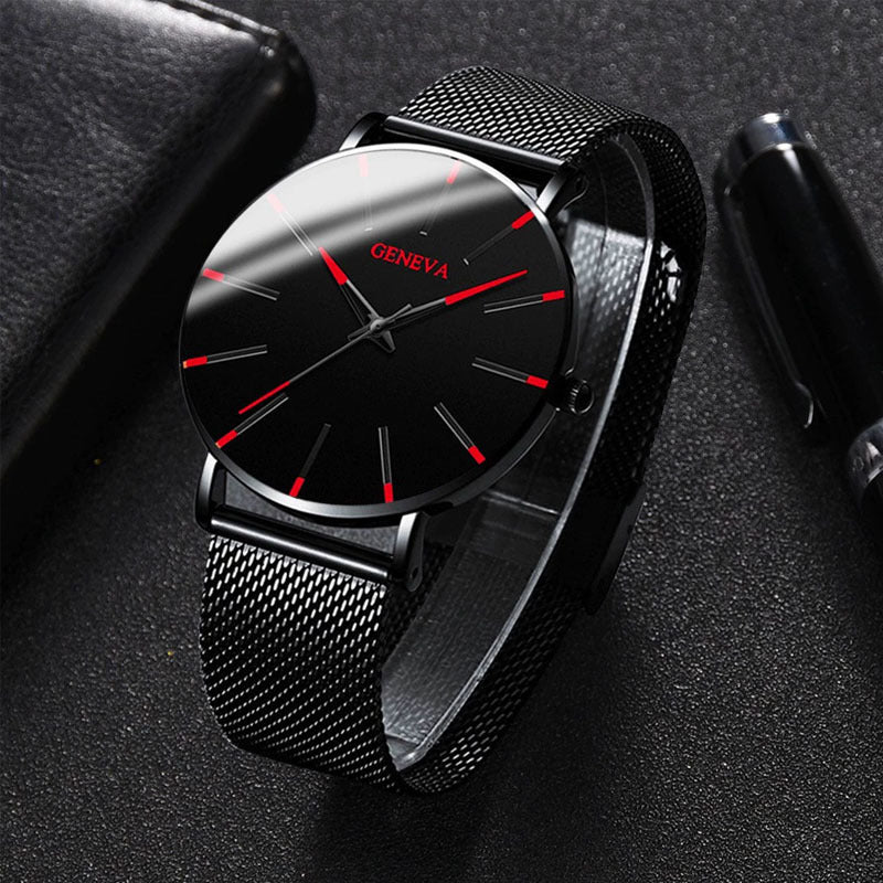 Fashion Blue-Tipped Quartz Watch - Free Shipping - aurelia-clothing-8955