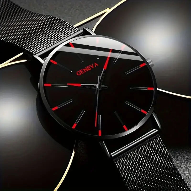 Fashion Blue-Tipped Quartz Watch - Free Shipping - aurelia-clothing-8955